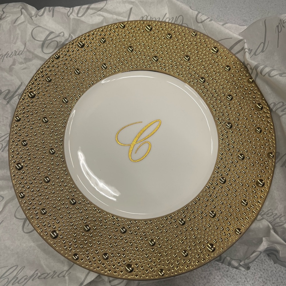 Chopard Porcelain Dish with gold detail